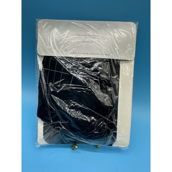 Vintage La Collection Pantyhose LINE GRAPH Look Style Fits 5'-5'8" NOS NIP - Picture 4 of 5